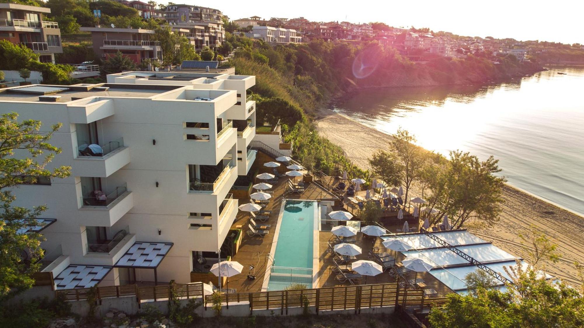 Olive Villas Beach Hotel Sozopol Exterior foto